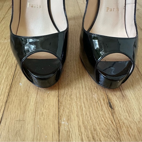 Christian Louboutin No PRIVE 120 Sling Back Heels - Picture 8 of 11